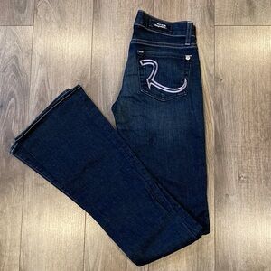 Rock & Republic Dark Indigo Women's Boot Cut Jeans Long